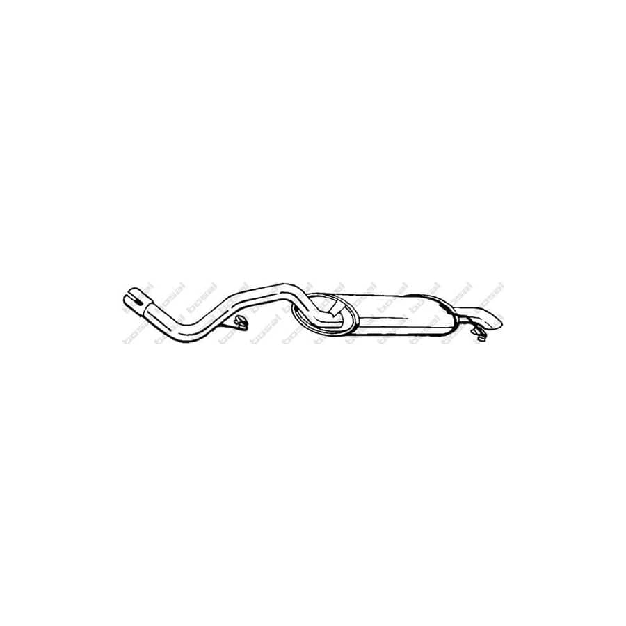 Bosal 278-781 Rear Silencer for Rover 100
