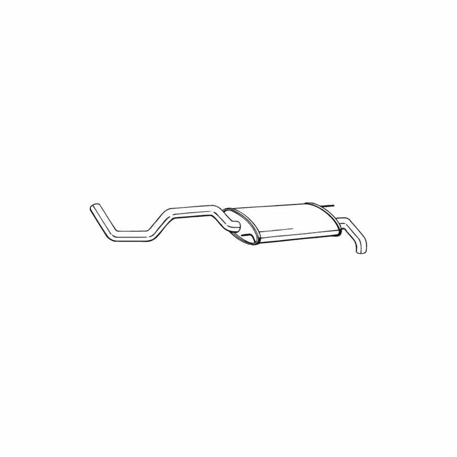 Bosal 278-887 Rear Silencer for Seat Ibiza