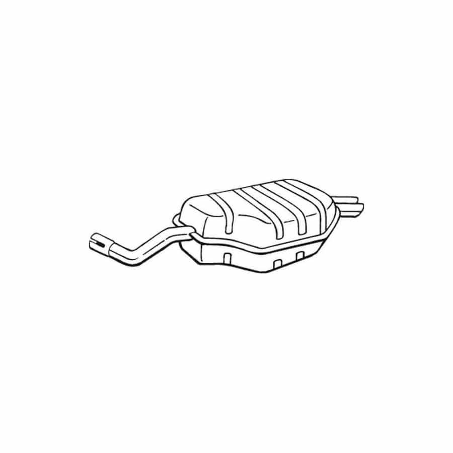 Bosal 278-967 Rear Silencer for Rover 75 (Rj)