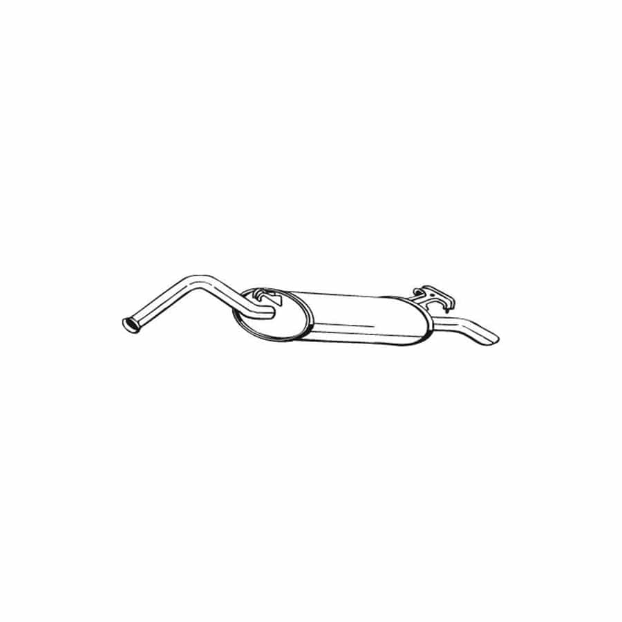 Bosal 278-975 Rear Silencer for Audi 100
