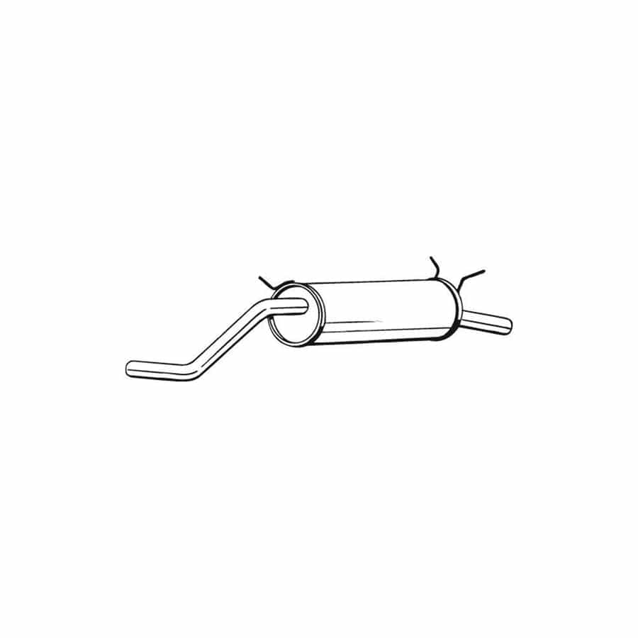 Bosal 279-155 Rear Silencer for Renault Megane