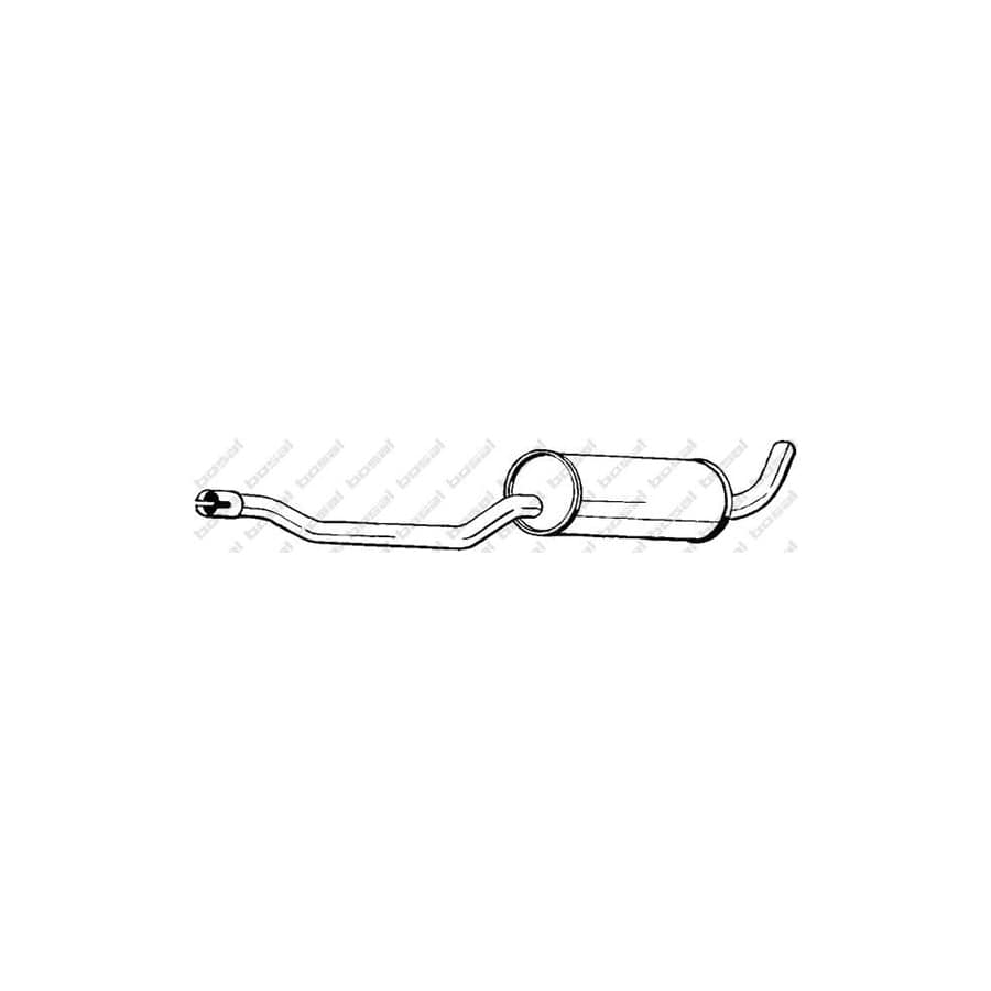 Bosal 279-161 Middle Silencer