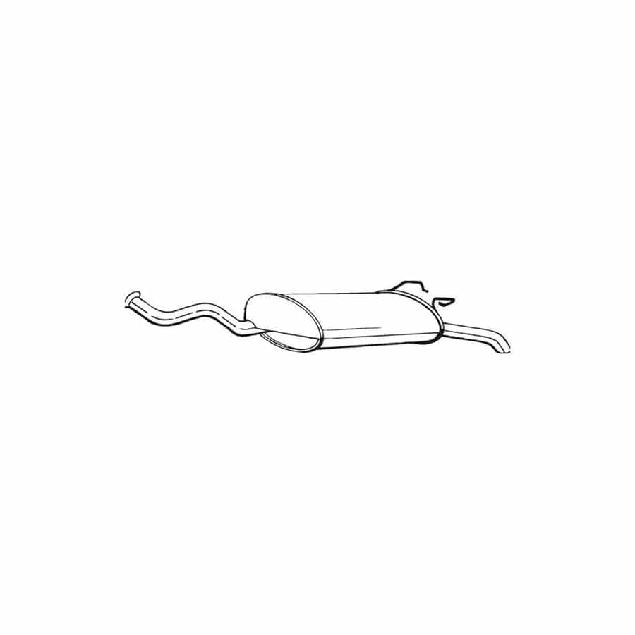 Bosal 279-295 Rear Silencer for Renault 19