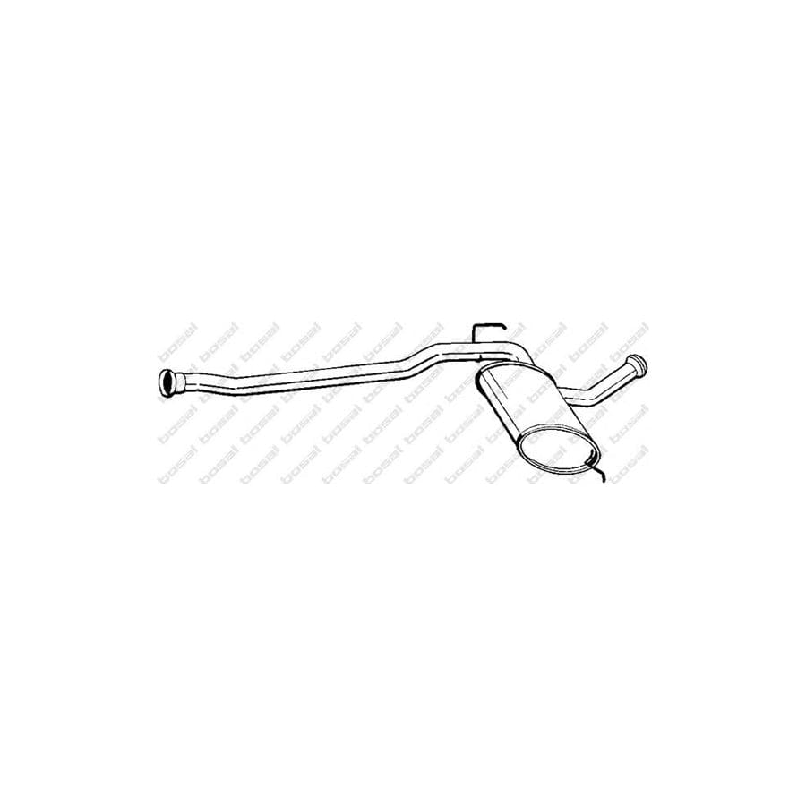Bosal 279-523 Middle Silencer for Renault 21