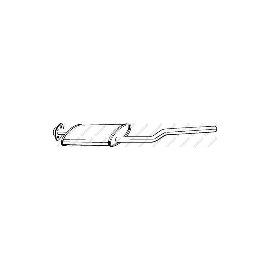 Bosal 279-717 Middle Silencer for Ford Transit