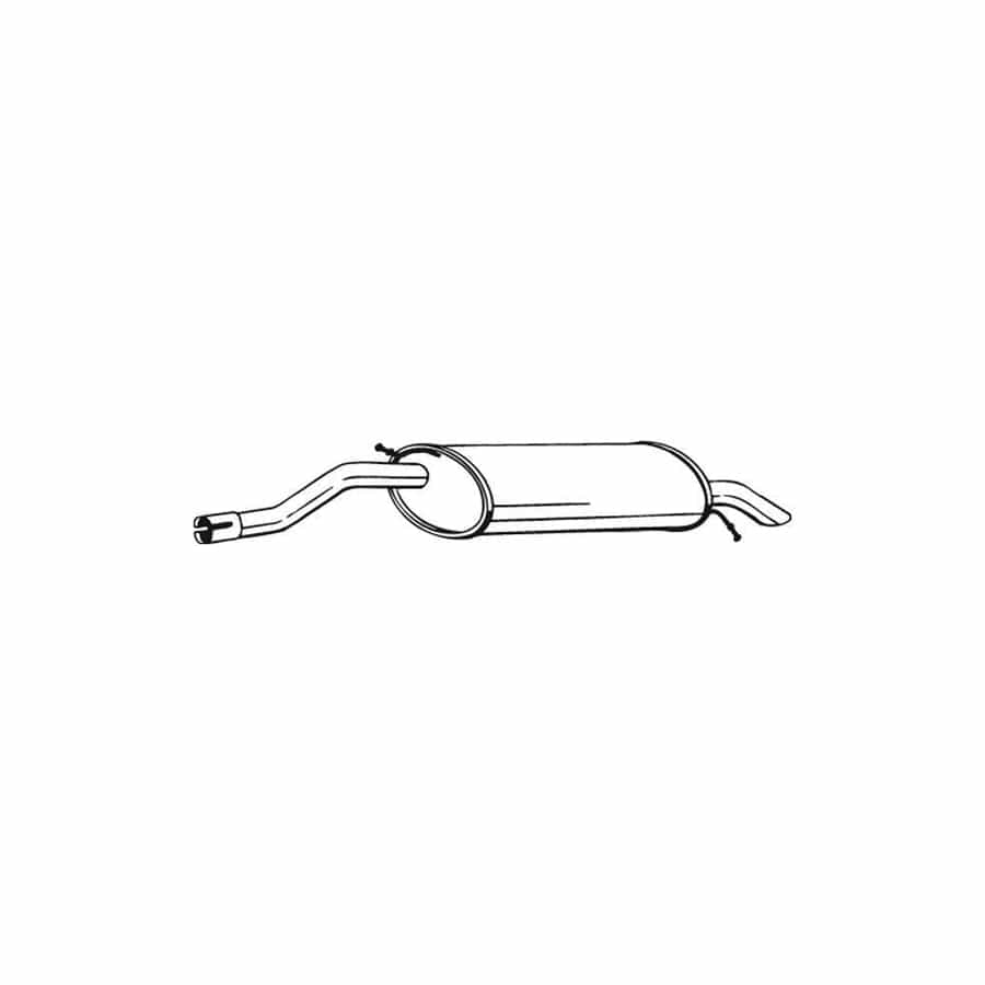 Bosal 279-949 Rear Silencer for Citroen C5
