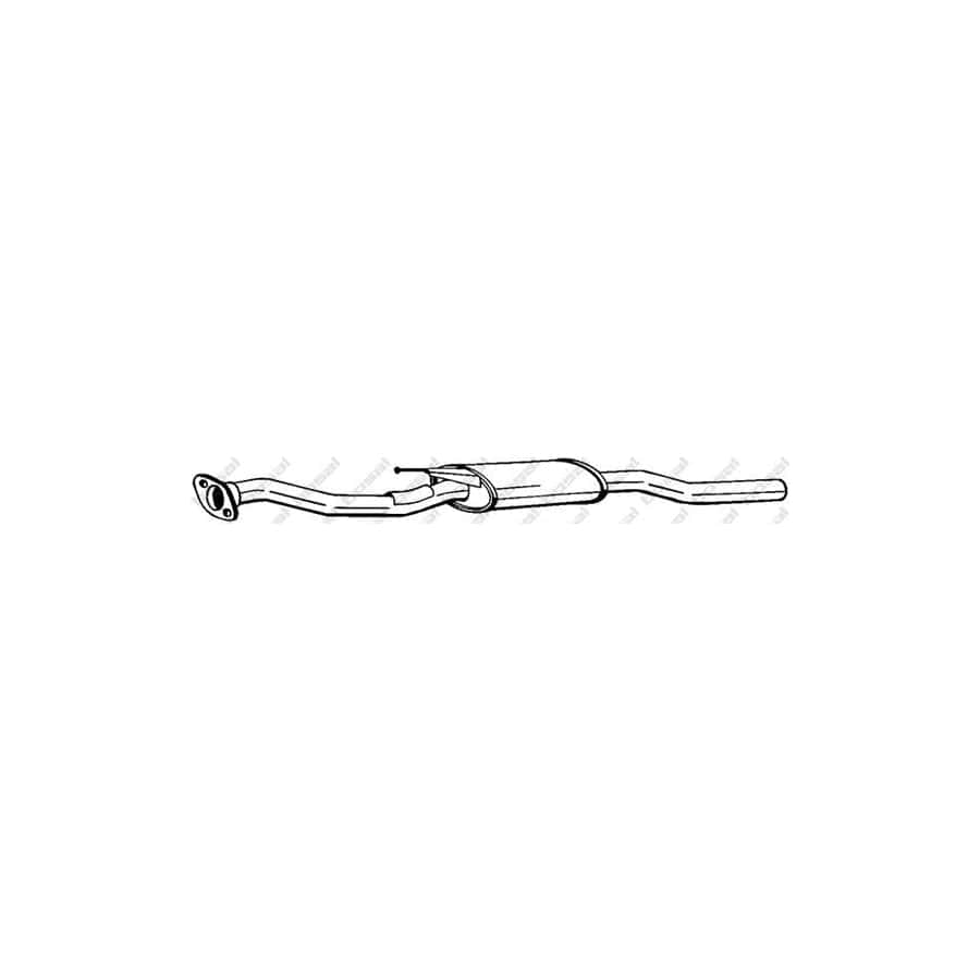 Bosal 280-093 Middle Silencer for Toyota Avensis