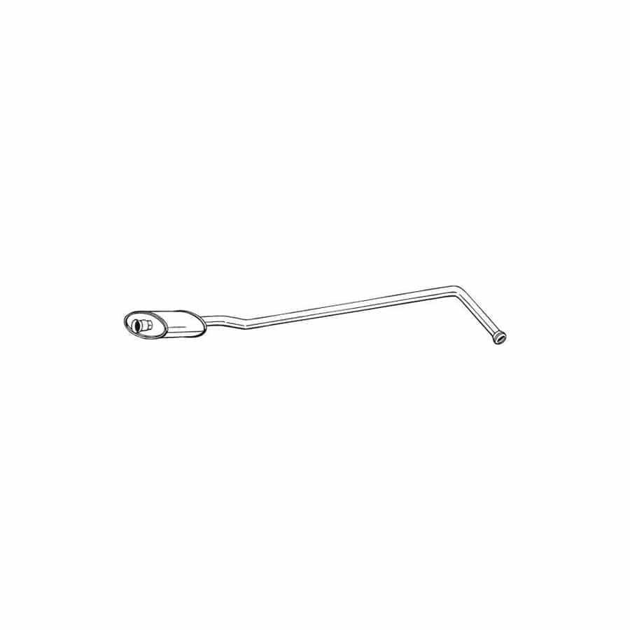 Bosal 280-435 Middle Silencer for Renault Clio