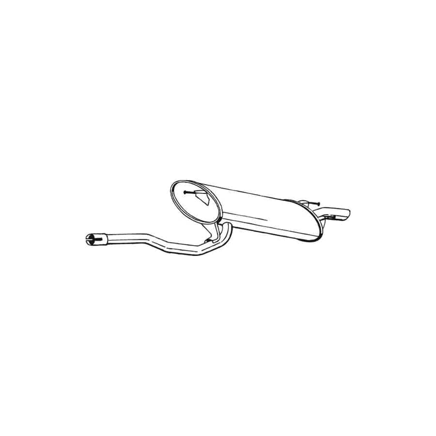 Bosal 280-909 Rear Silencer for Toyota Carina
