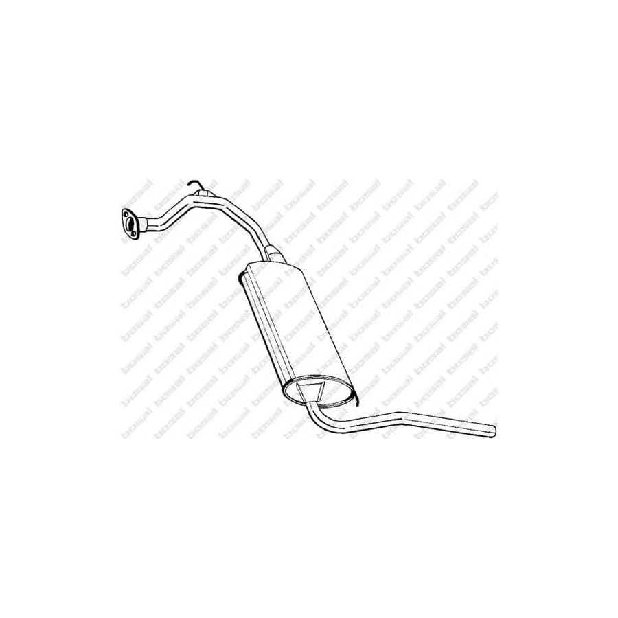 Bosal 281-355 Rear Silencer for Honda CIVIC IV Saloon (Ed)