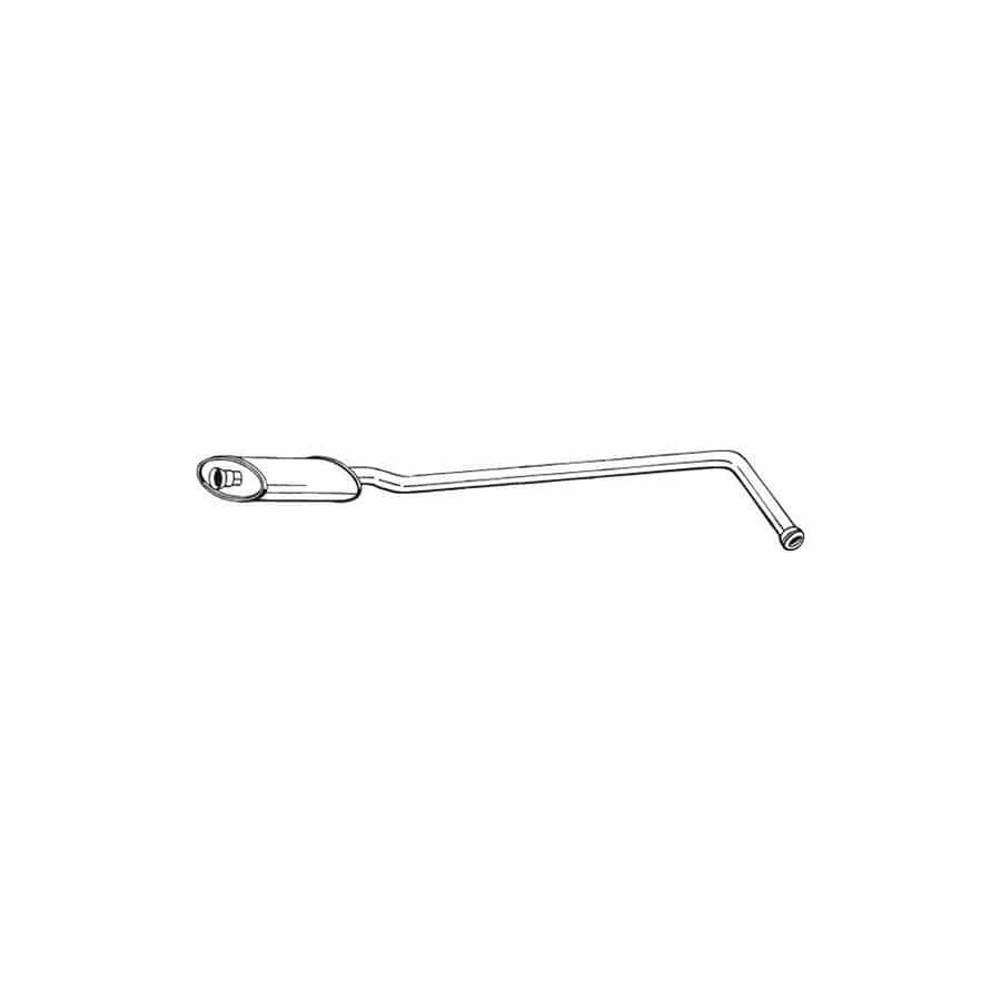 Bosal 281-417 Middle Silencer for Renault Clio