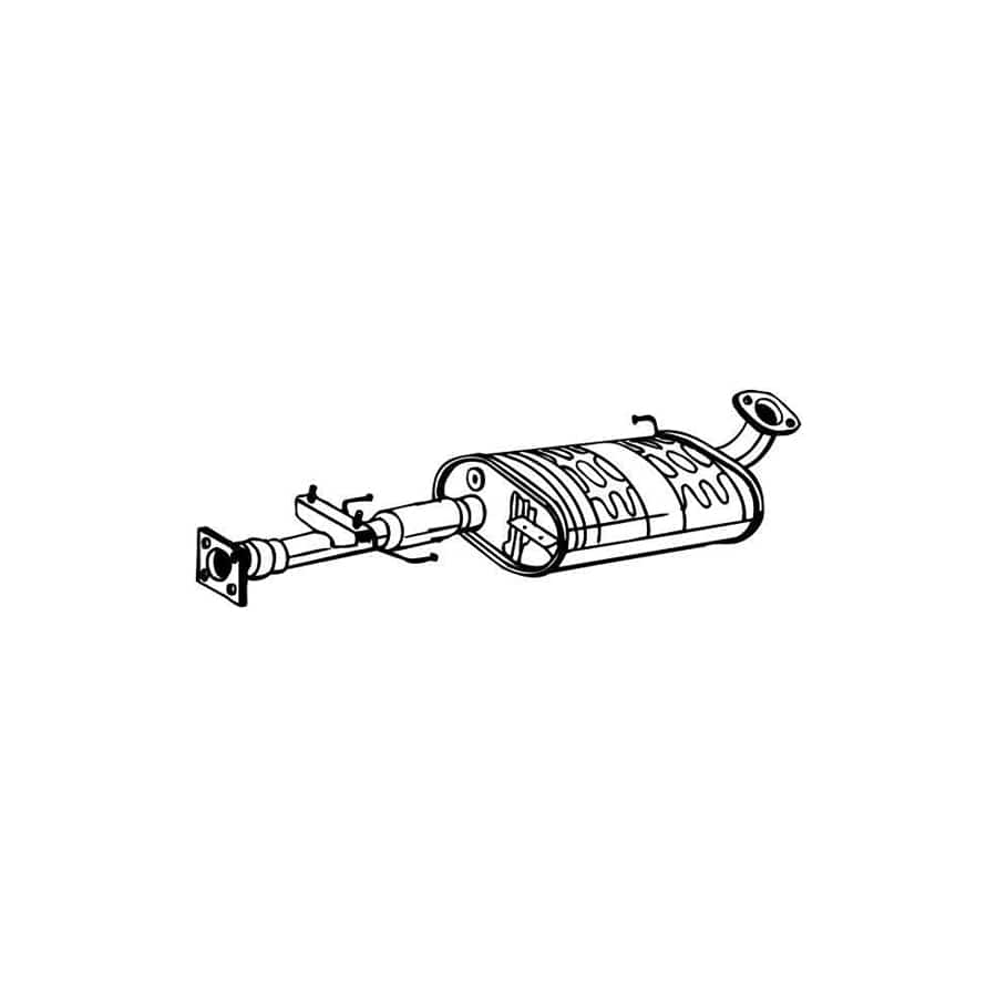 Bosal 281-703 Rear Silencer for VW Jetta Mk2 (19E, 1G2, 165)