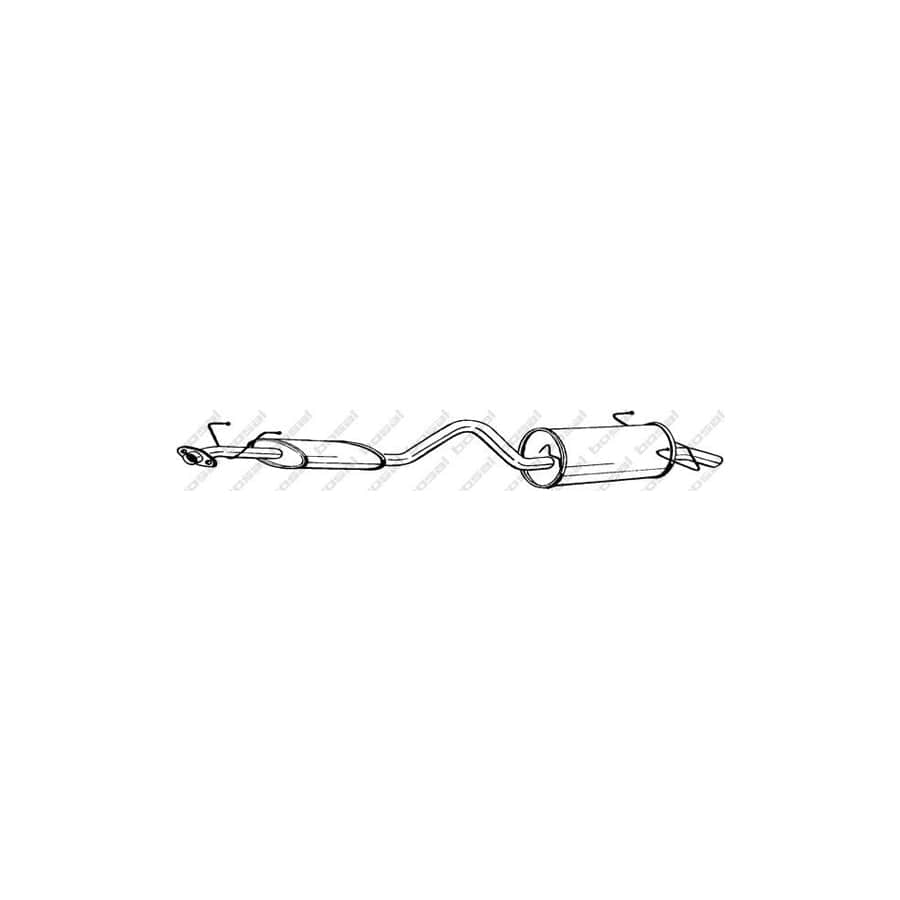 Bosal 282-299 Rear Silencer for Toyota Liteace