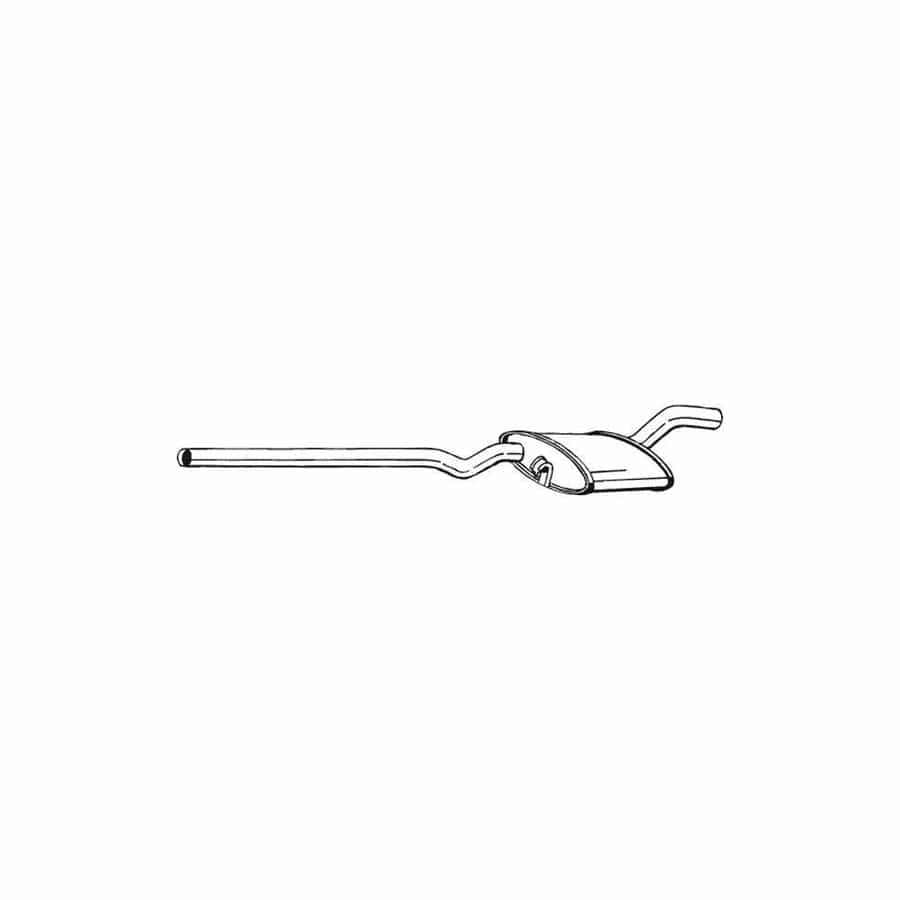 Bosal 282-599 Middle Silencer for VW Golf II Hatchback (19E, 1G1)