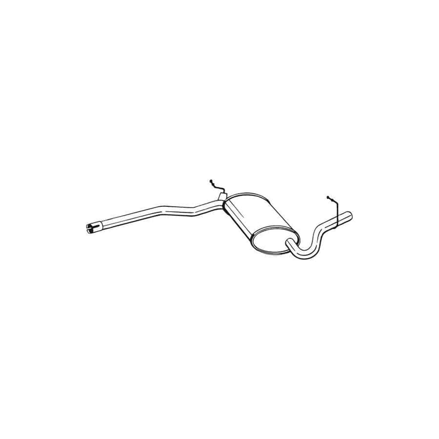 Bosal 282-717 Middle Silencer for Audi A4