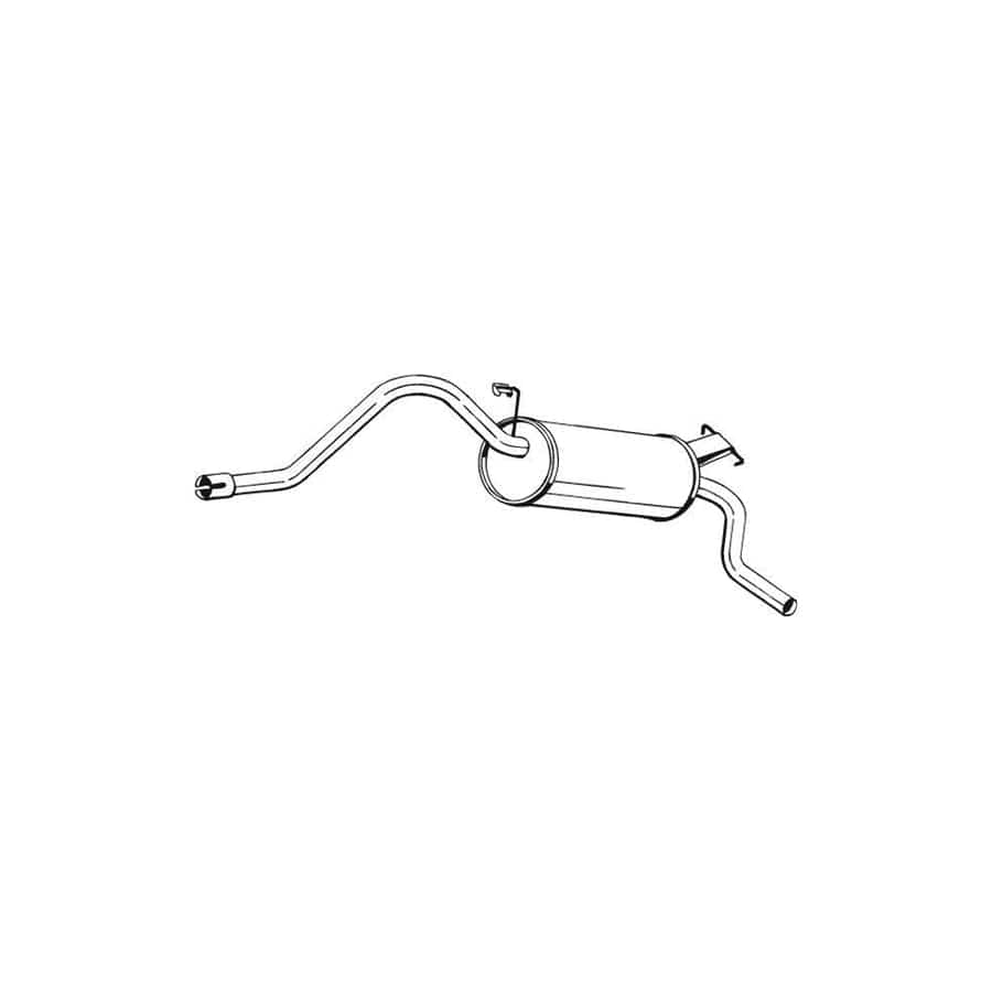 Bosal 282-723 Middle Silencer
