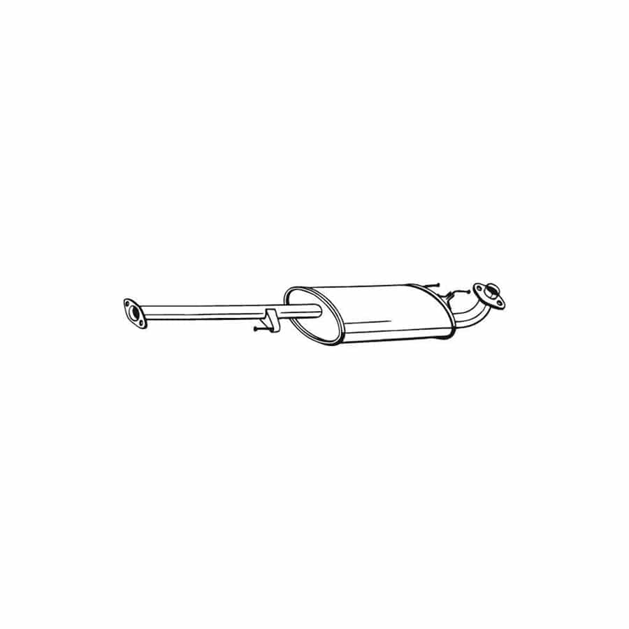 Bosal 282-863 Middle Silencer for Toyota Land Cruiser Prado 120 (J120)
