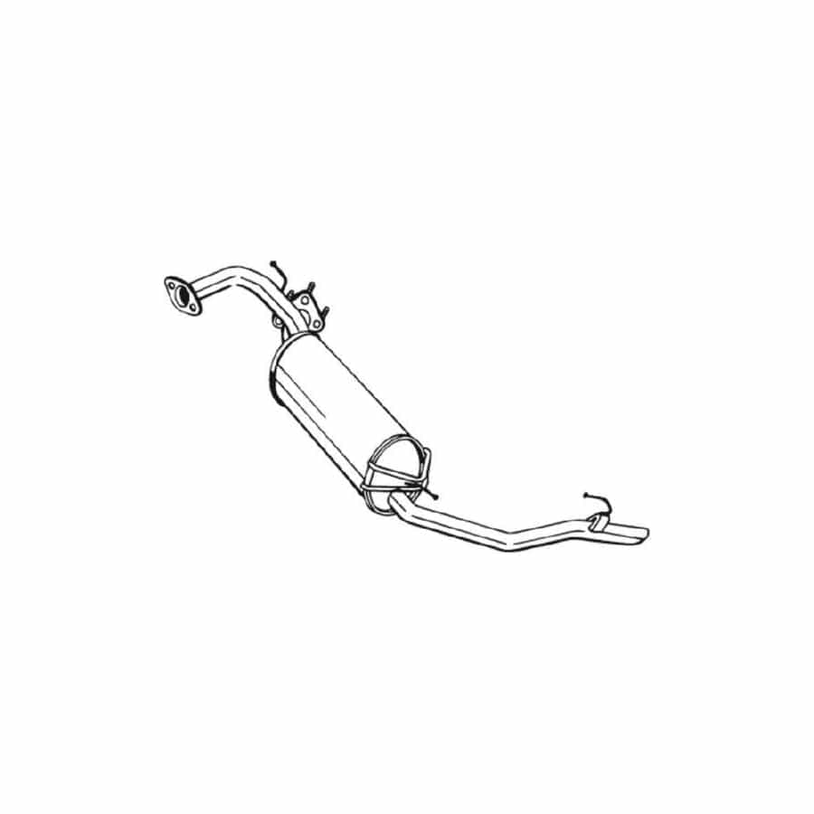 Bosal 282-949 Rear Silencer for Honda CIVIC VIII Hatchback (Fn, Fk)