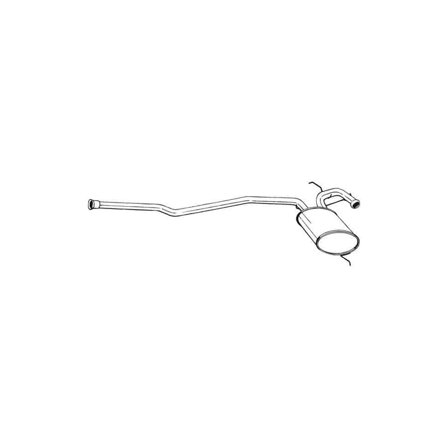 Bosal 283-219 Middle Silencer for Renault 19