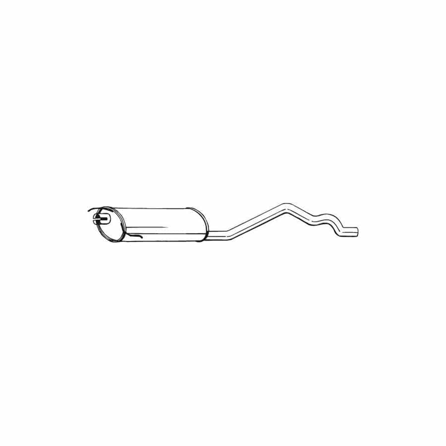 Bosal 283-495 Middle Silencer for Renault Espace II (J63/S63)