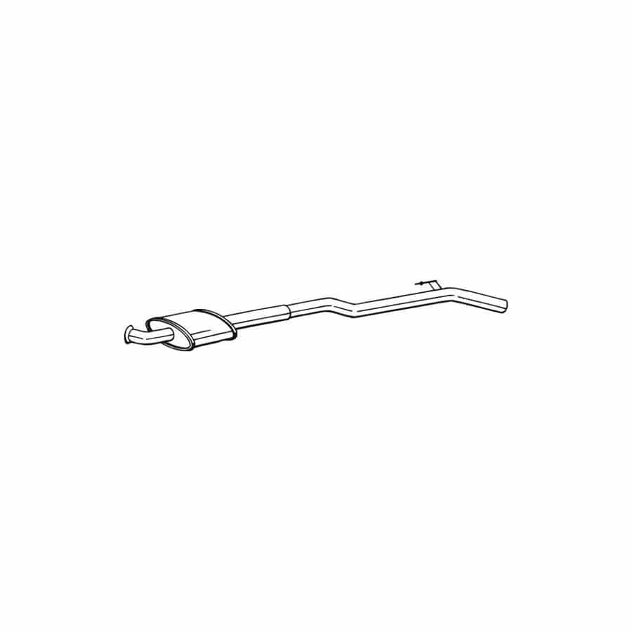 Bosal 283-551 Middle Silencer for Renault Clio II Hatchback (Bb, Cb)
