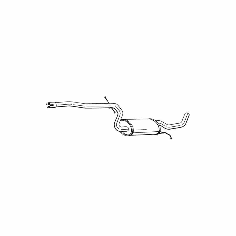 Bosal 283-631 Middle Silencer for VW Touran I (1T1, 1T2)