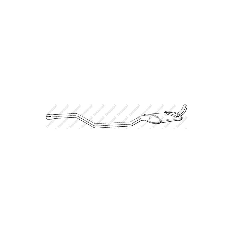 Bosal 284-353 Middle Silencer for Ford Capri