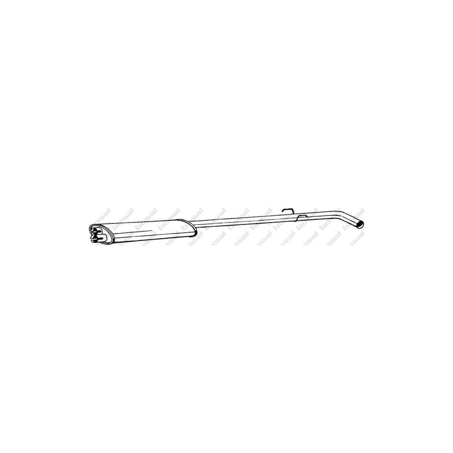 Bosal 284-425 Middle Silencer for Citroen Visa Hatchback