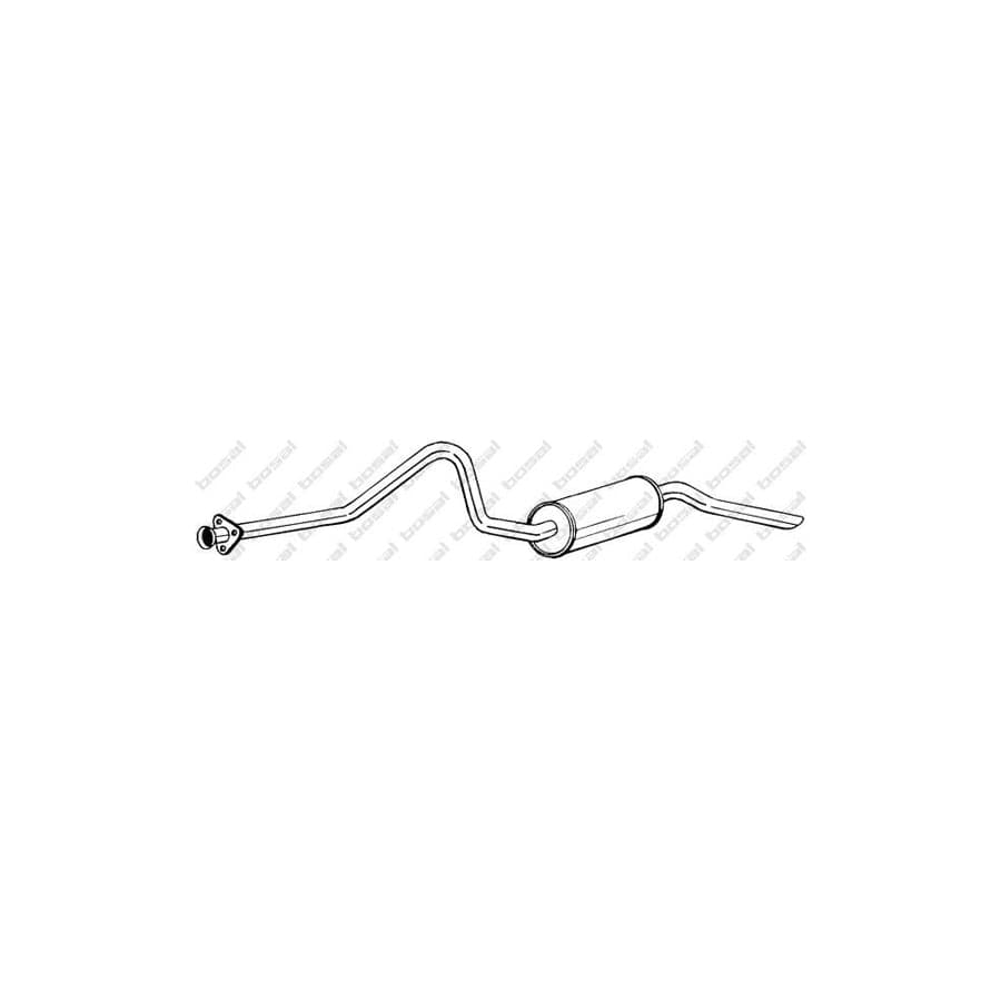 Bosal 285-365 Rear Silencer for Land Rover 110/127 (Ldh)