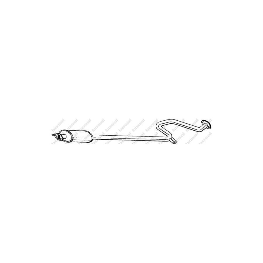 Bosal 285-391 Middle Silencer for Nissan Primera