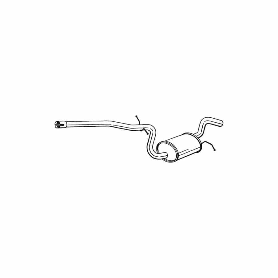 Bosal 285-609 Middle Silencer
