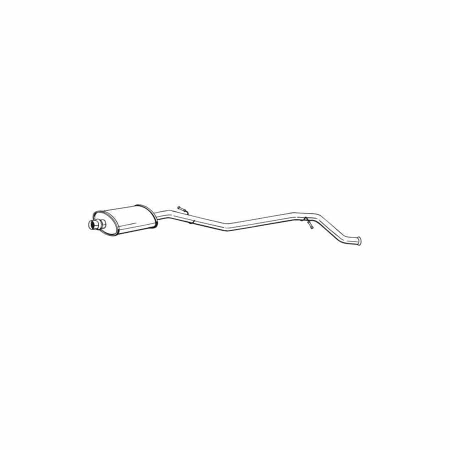 Bosal 286-075 Middle Silencer for Peugeot 406