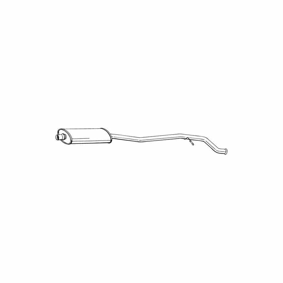 Bosal 286-077 Middle Silencer for Peugeot 406