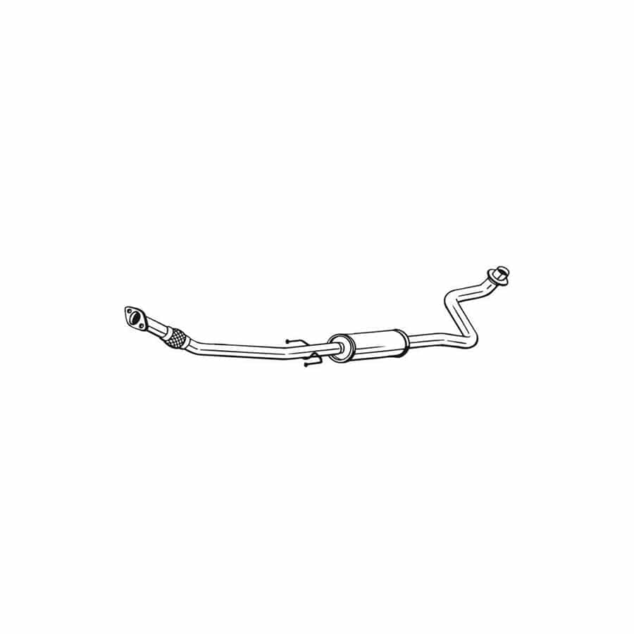 Bosal 286-419 Middle Silencer for Toyota Yaris I Hatchback (P1)