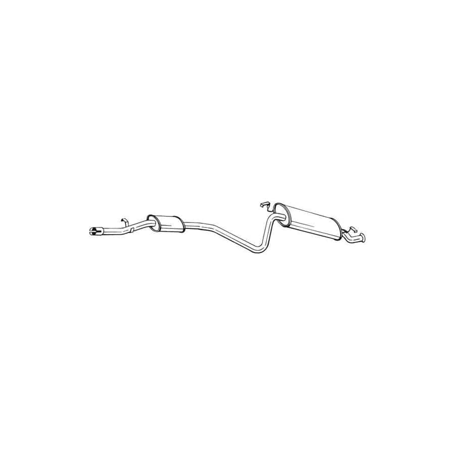 Bosal 287-149 Rear Silencer for Fiat Seicento / 600 Hatchback (187)