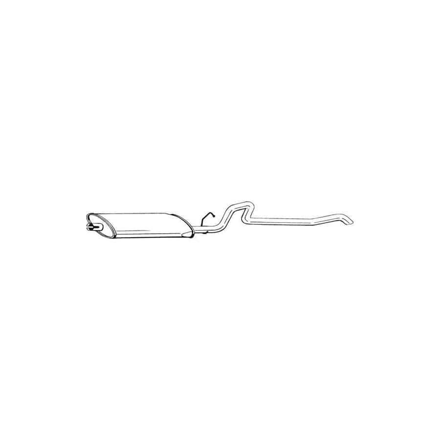 Bosal 287-183 Rear Silencer for Jeep Cherokee II (Xj)