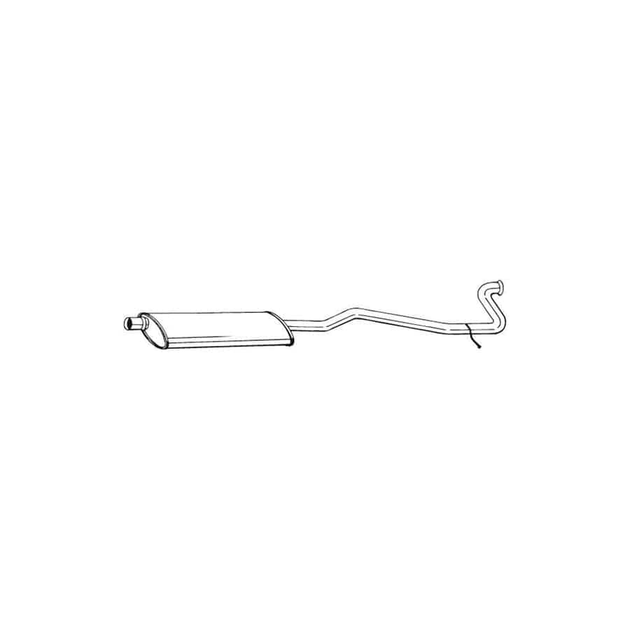 Bosal 287-255 Middle Silencer for Peugeot 406