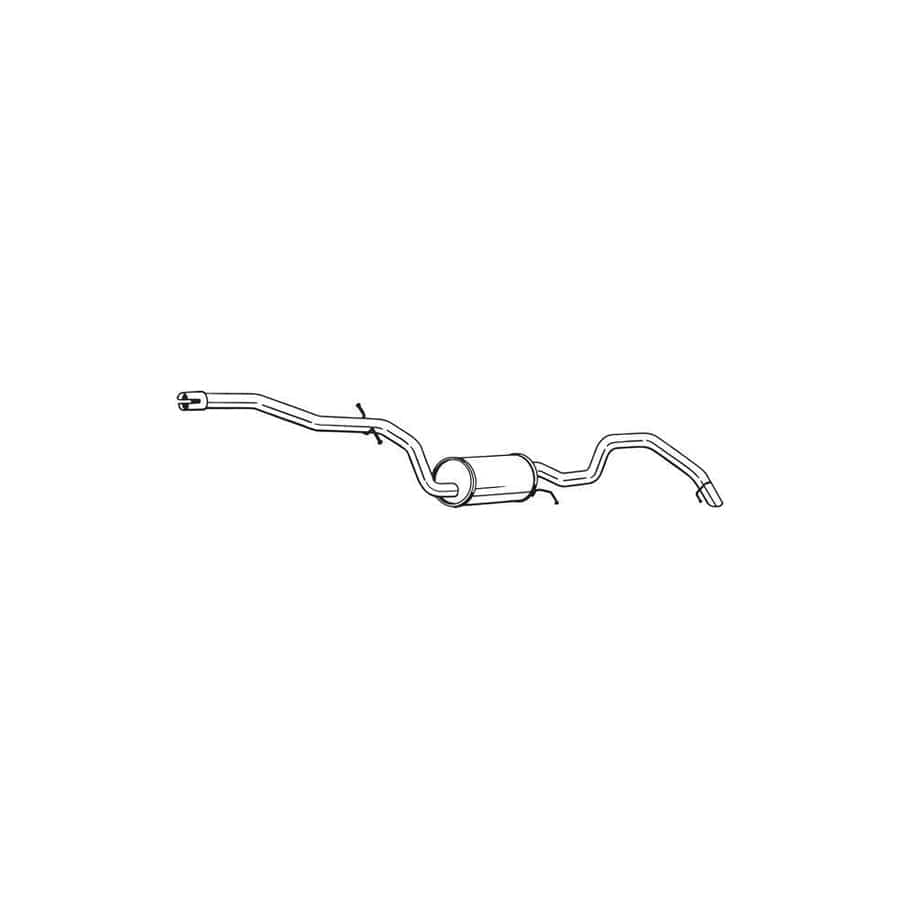Bosal 287-483 Rear Silencer for VW Touran I (1T3)