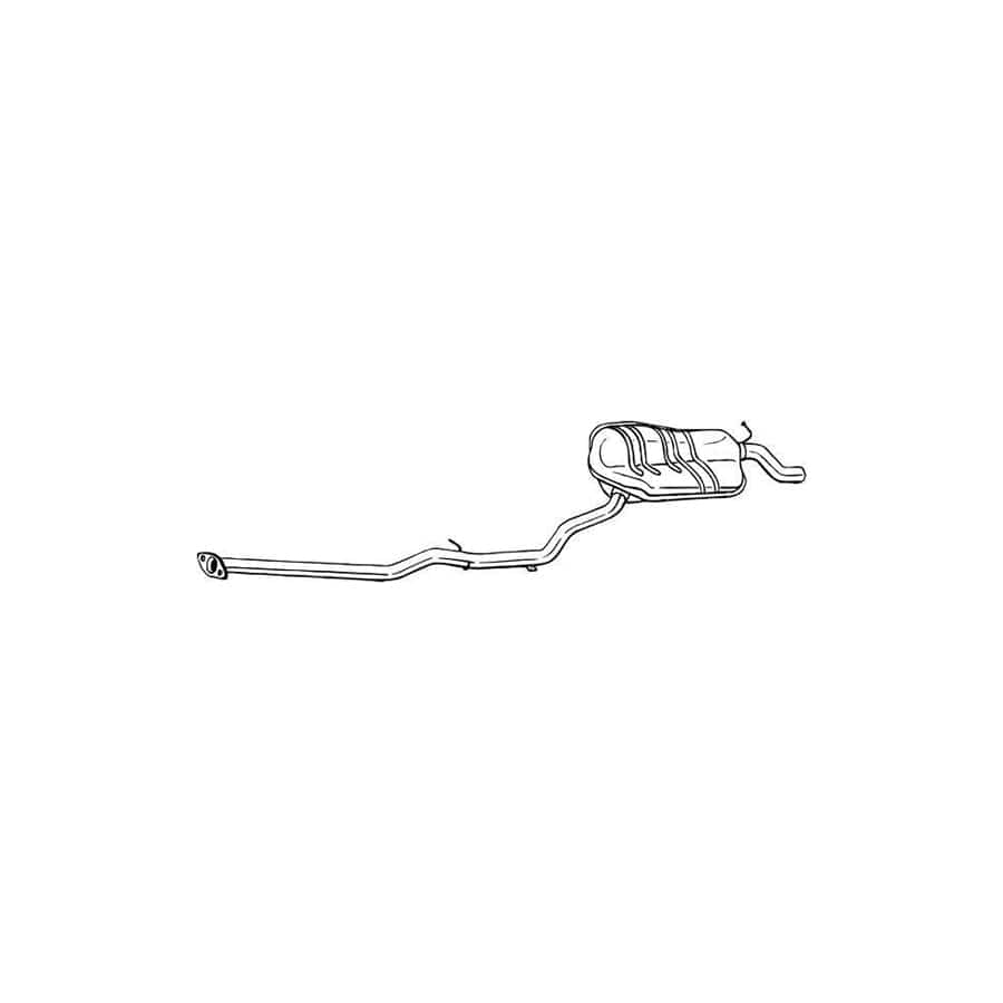 Bosal 287-515 Rear Silencer Suitable for Mercedes-Benz E-Class