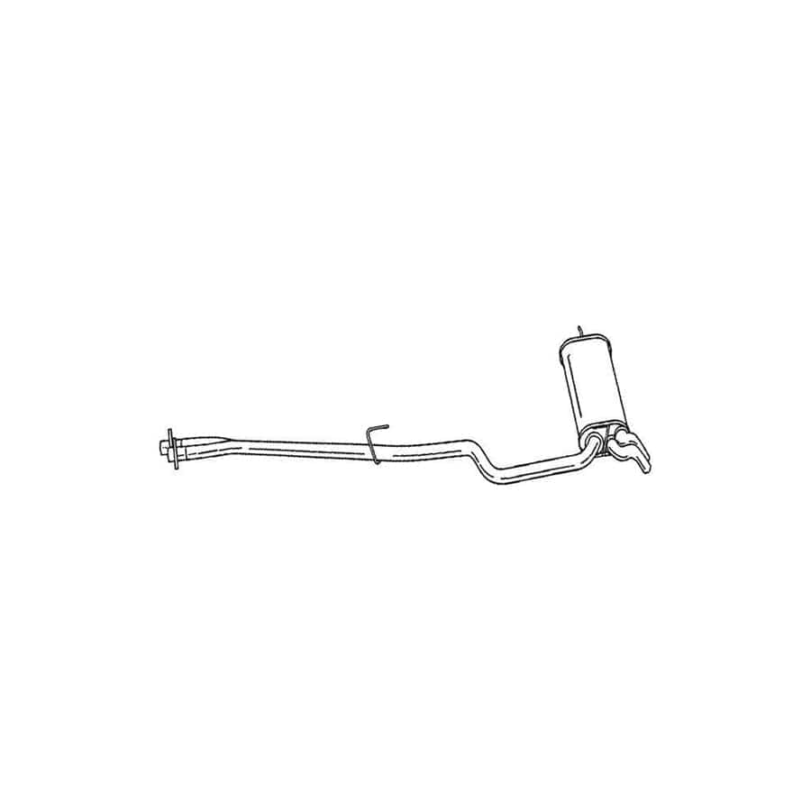 Bosal 288-119 Rear Silencer Suitable for Mercedes-Benz E-Class T-Modell (S210)