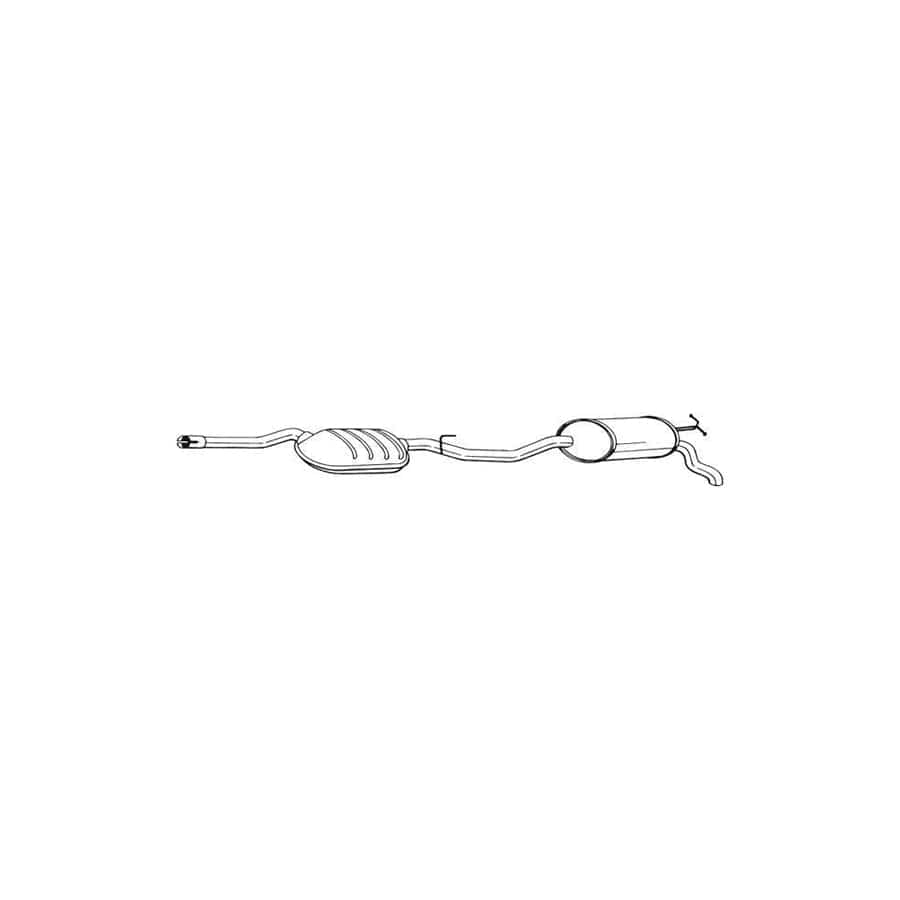 Bosal 288-291 Rear Silencer Suitable for Mercedes-Benz E-Class Saloon (W210)