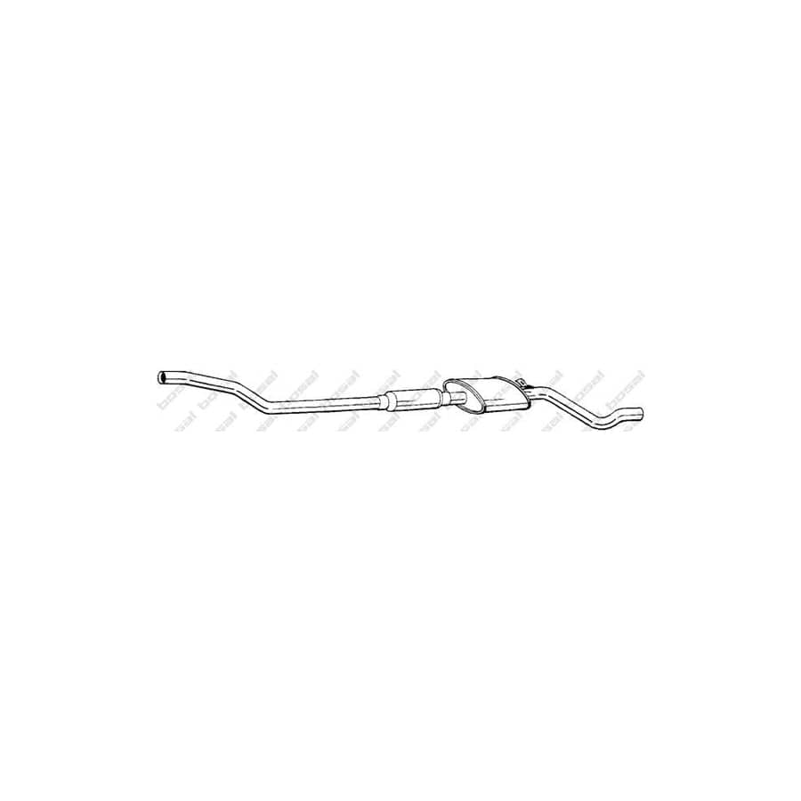 Bosal 288-297 Middle Silencer for Peugeot 305