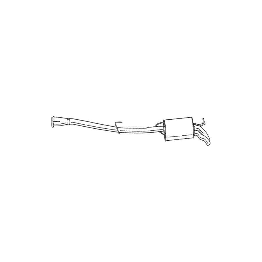 Bosal 288-475 Rear Silencer Suitable for Mercedes-Benz E-Class Saloon (W210)