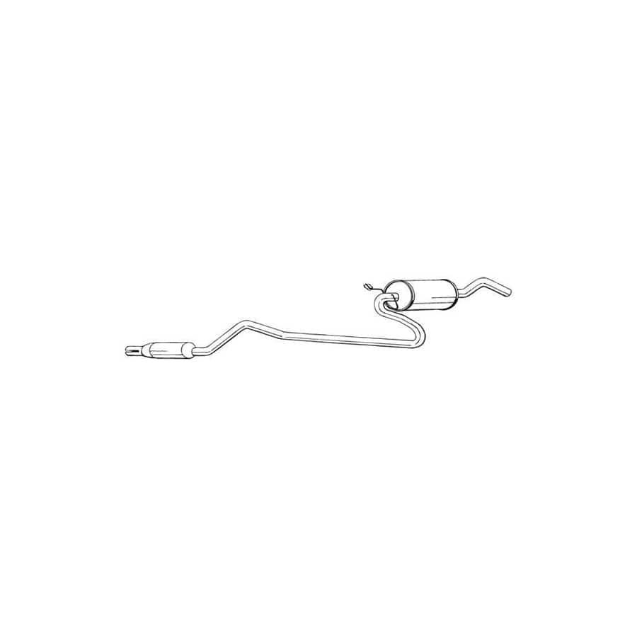 Bosal 288-773 Middle Silencer for Ford Fiesta