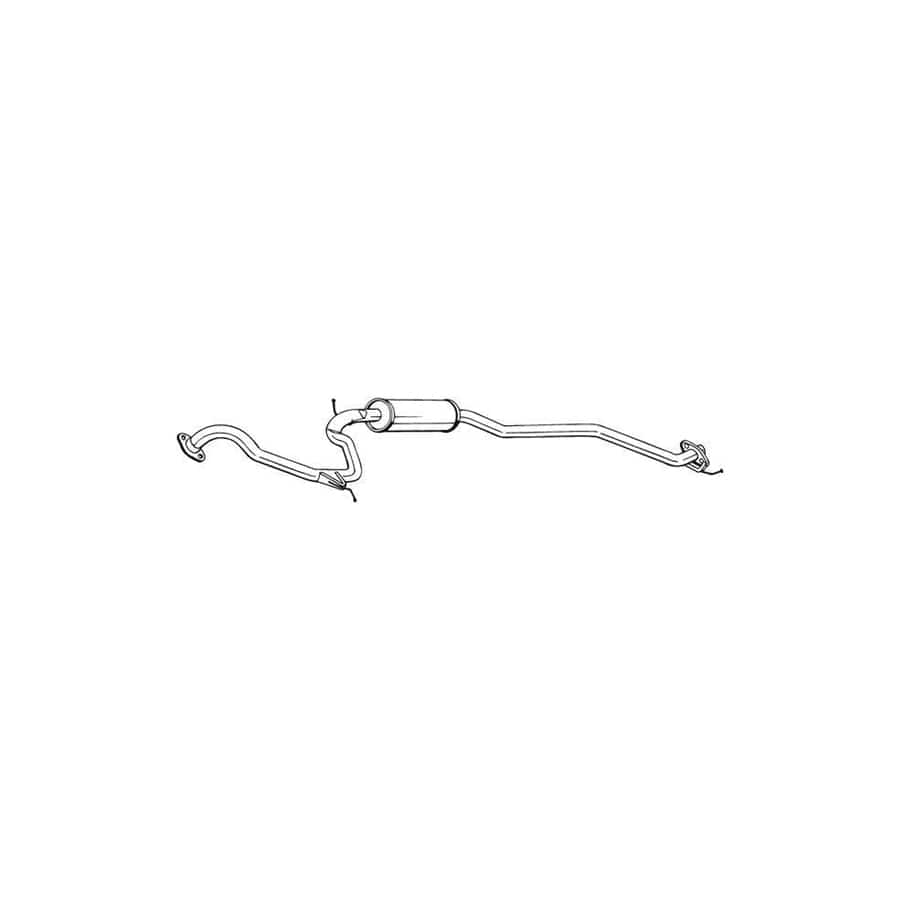Bosal 290-011 Middle Silencer for Honda CIVIC VIII Hatchback (Fn, Fk)