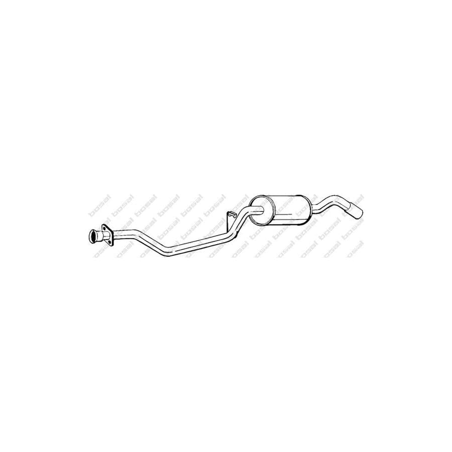 Bosal 290-639 Middle Silencer for Ford P100 Mk2