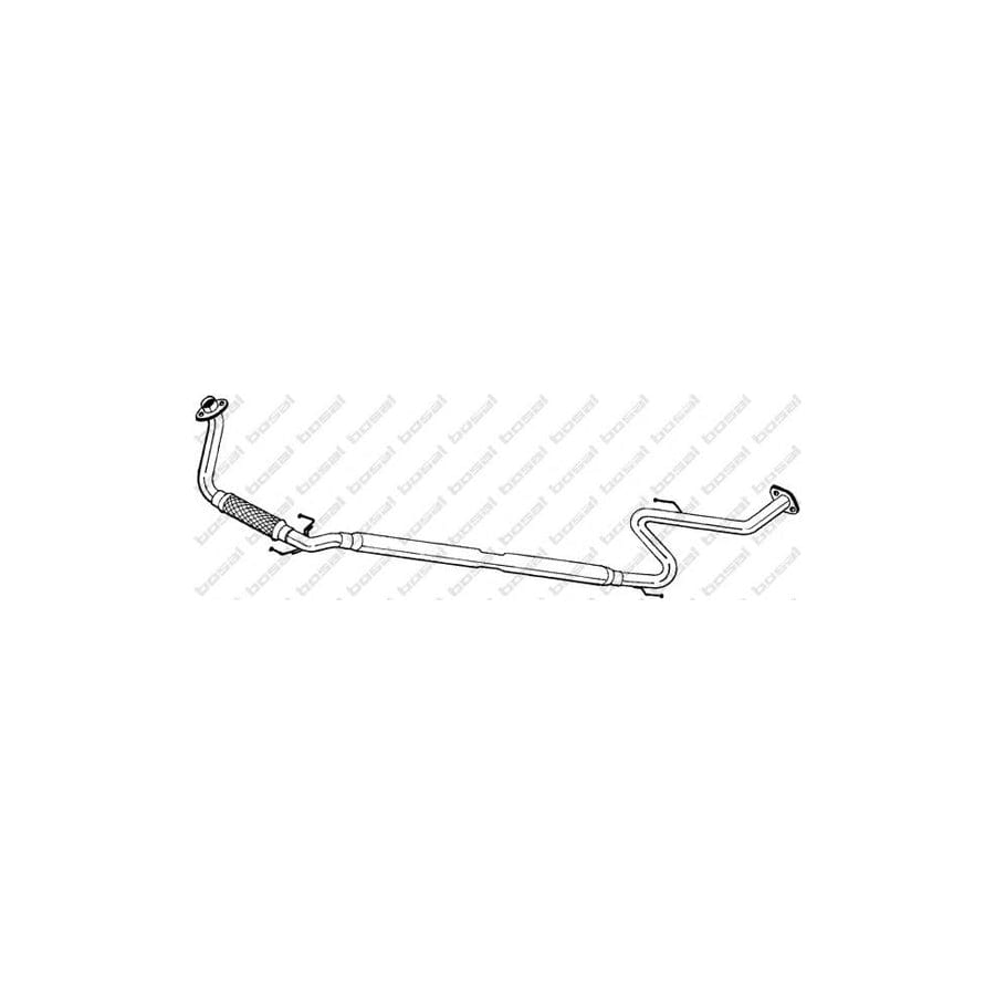 Bosal 291-455 Front Silencer for Toyota Corolla