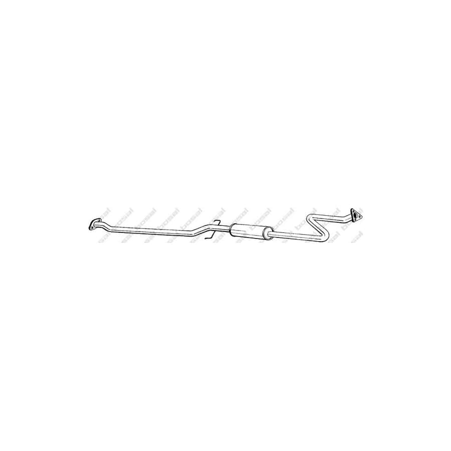 Bosal 292-283 Middle Silencer for Honda Integra I Hatchback (Da)