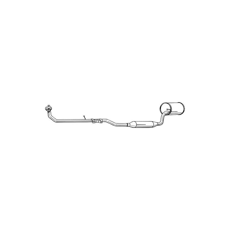 Bosal 292-511 Front Silencer for Daihatsu Sirion I (M100)