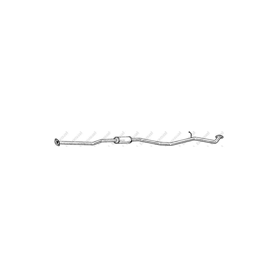 Bosal 292-749 Middle Silencer for Subaru Justy I (Kad)